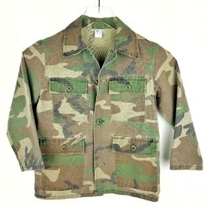 Childs Camouflage Jacket Unisex Sz. 12
